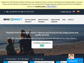 'beniconnect.com' screenshot