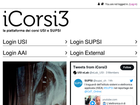 'icorsi.ch' screenshot