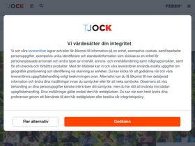 'tjock.se' screenshot