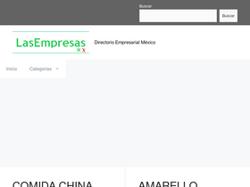 'lasempresas.com.mx' screenshot