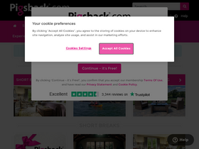 'pigsback.com' screenshot