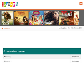 'songspk2.info' screenshot