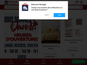 'discount-senegal.com' screenshot