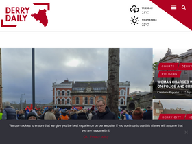 'derrydaily.net' screenshot