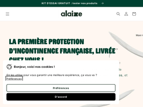 alaize.fr homepage screenshot