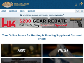 'ableammo.com' screenshot