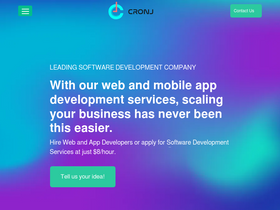 'cronj.com' screenshot