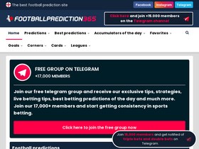 'footballprediction365.com' screenshot