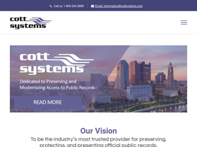 'cottsystems.com' screenshot