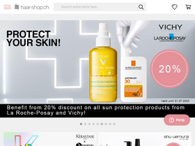 'haar-shop.ch' screenshot