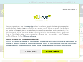 'i-run.be' screenshot