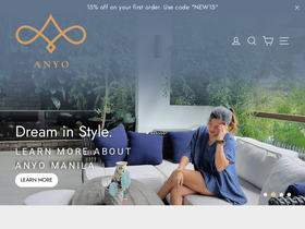 anyomanila.com homepage screenshot