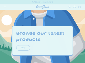 snoozypawsartstudio.com homepage screenshot