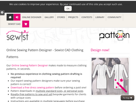 'sewist.com' screenshot