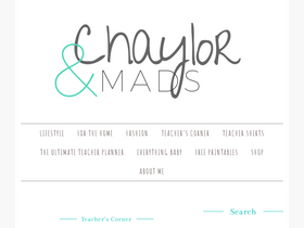 'chaylorandmads.com' screenshot