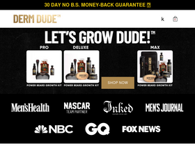 'dermdude.com' screenshot