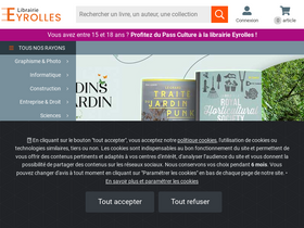 'eyrolles.com' screenshot