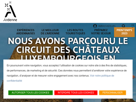 'visitardenne.com' screenshot