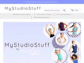 mystudiostuff.com homepage screenshot