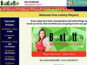 Free lotto shop sites