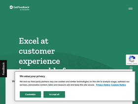 'getfeedback.com' screenshot