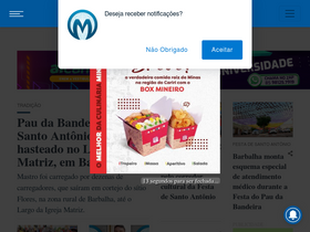 'miseria.com.br' screenshot