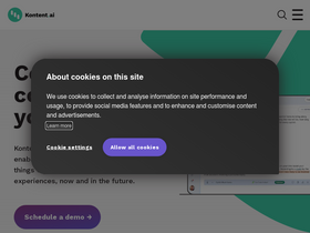 'kontent.ai' screenshot