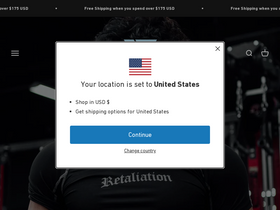Retaliationproject website screenshot