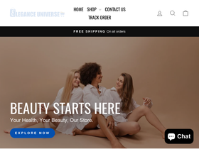 Elegance Universe website screenshot