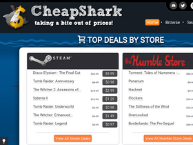 'cheapshark.com' screenshot