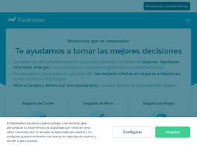 'rastreator.com' screenshot