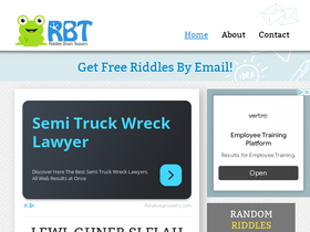 'riddlesbrainteasers.com' screenshot