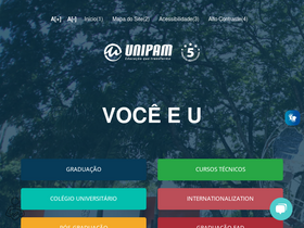 'unipam.edu.br' screenshot