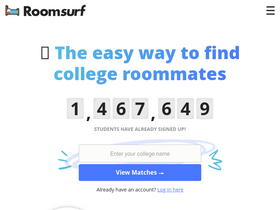 'roomsurf.com' screenshot