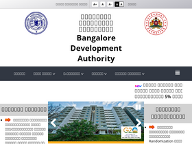 'bdabangalore.org' screenshot