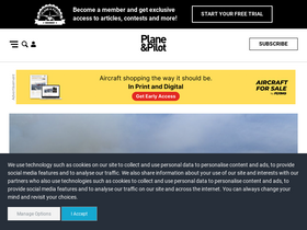 'planeandpilotmag.com' screenshot