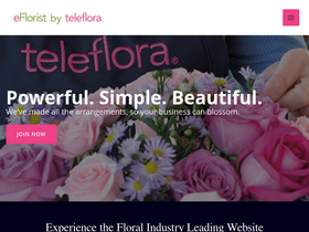 'eflorist.com' screenshot
