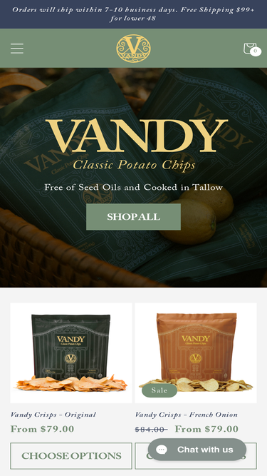 vandycrisps.com