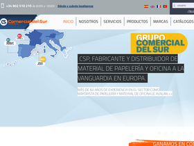 'cspapeleria.com' screenshot