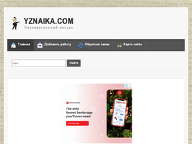 'yznaika.com' screenshot