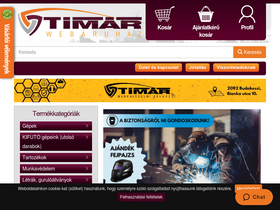 'timarszerszam.hu' screenshot