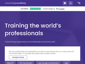 'theknowledgeacademy.com' screenshot