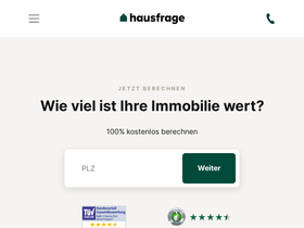 'hausfrage.de' screenshot