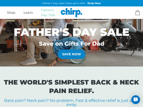 Gochirp website screenshot