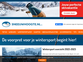 'sneeuwhoogte.nl' screenshot