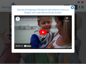 'accesetudesquebec.ca' screenshot