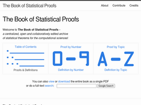 'statproofbook.github.io' screenshot
