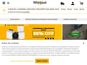 'whirlpool.com.co' screenshot