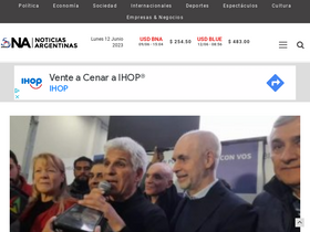 'noticiasargentinas.com' screenshot