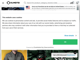 'xlmoto.com' screenshot